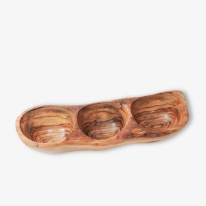 Snack Ravier oval 3 troues