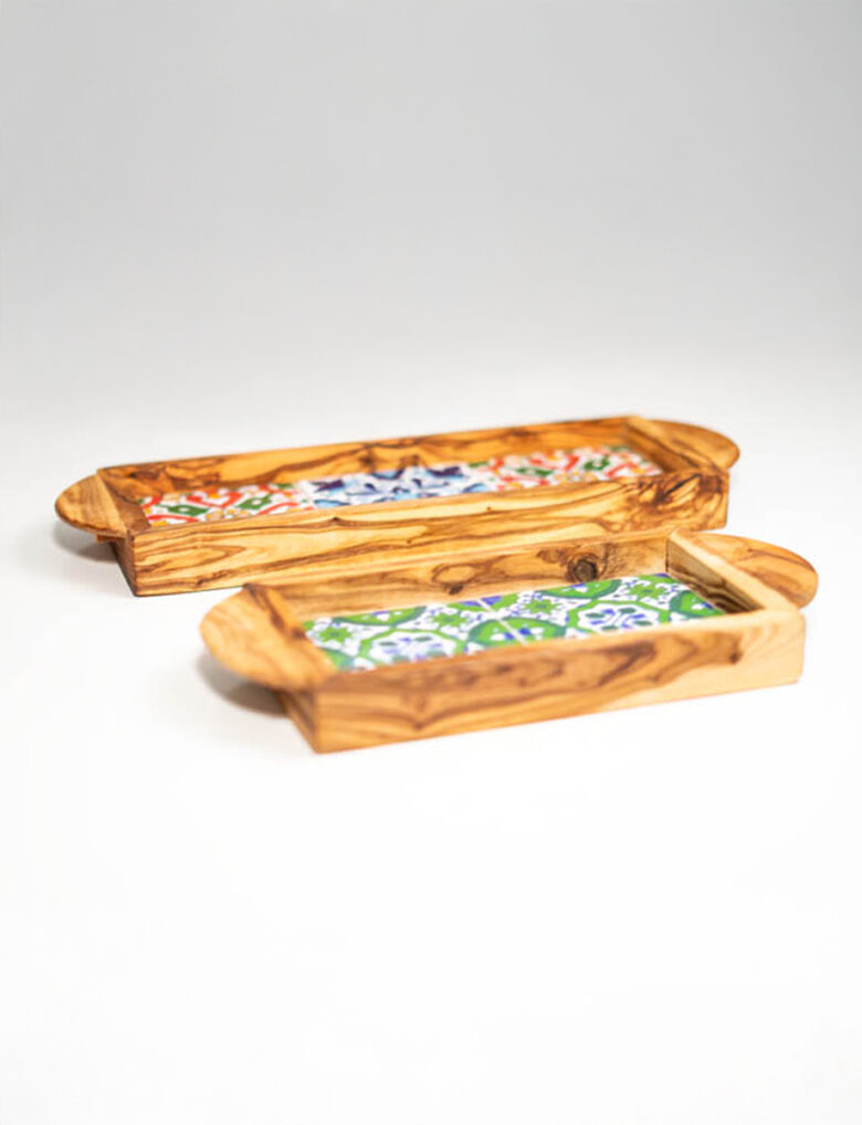 Plateau a servir ceramique 3pcs