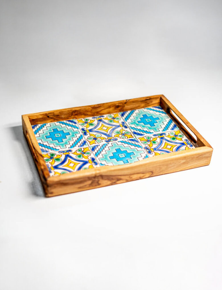 Plateau a servir ceramique 6pcs